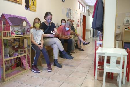 Množično cepljenje v ZD Cerknica 11 FOTO LJUBO VUKELIČ